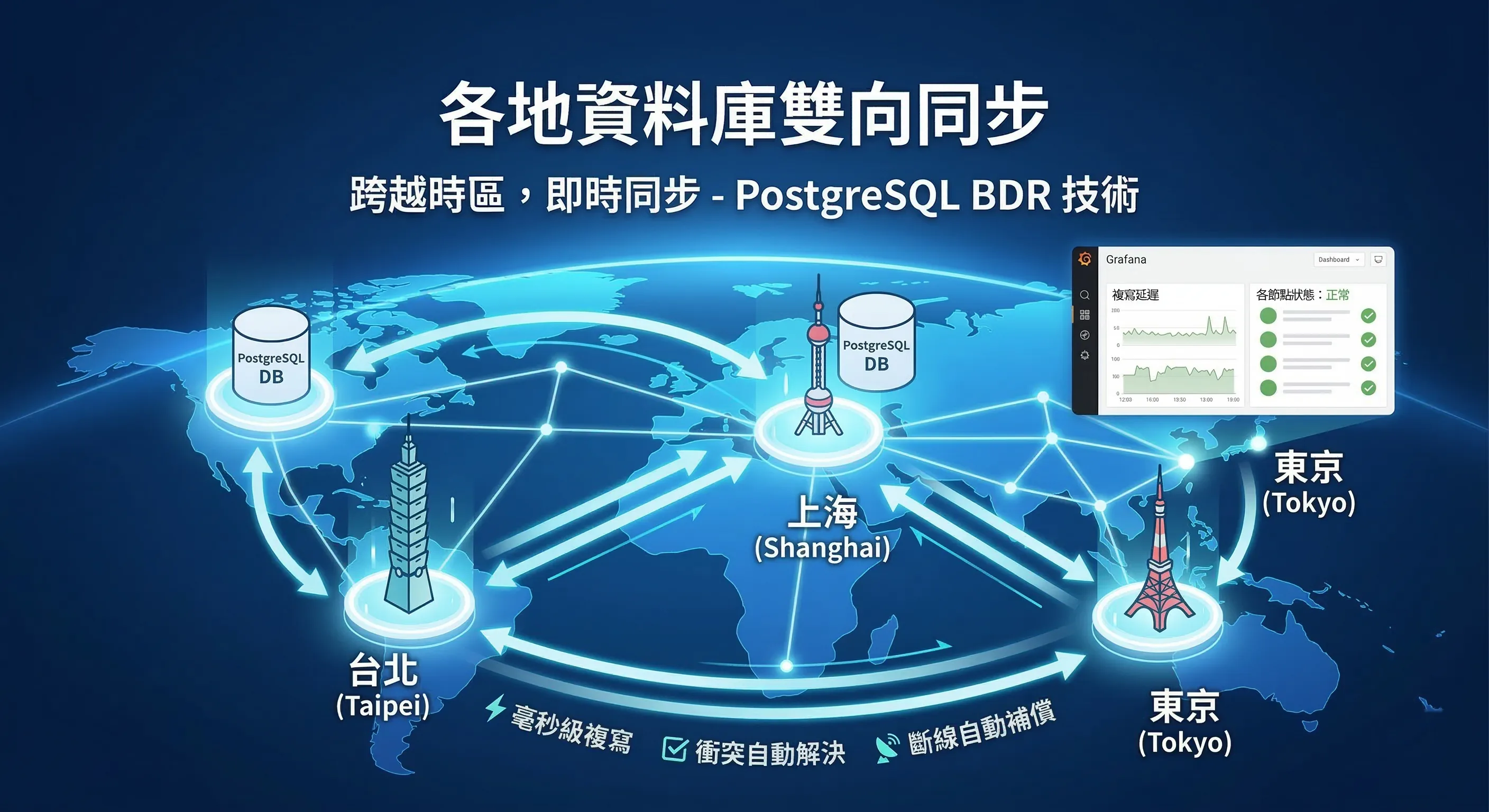 各地資料庫雙向同步 — MXP IT